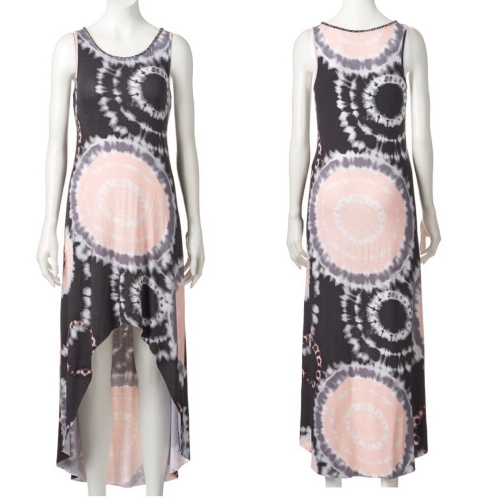 Juicy Couture Tie Dye High Low Maxi Dress